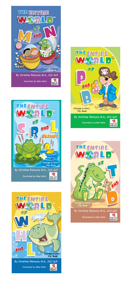 Early Developing Sounds Articulation Flip BooksContains: EDS-002 EDS-003  EDS-004 EDS-005 EDS-006